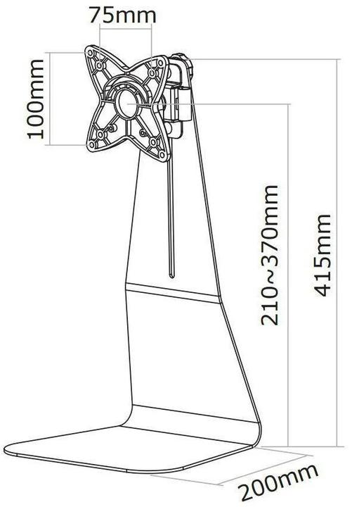 Produktbild Neomounts Fpma-D850 (Tisch, 27")