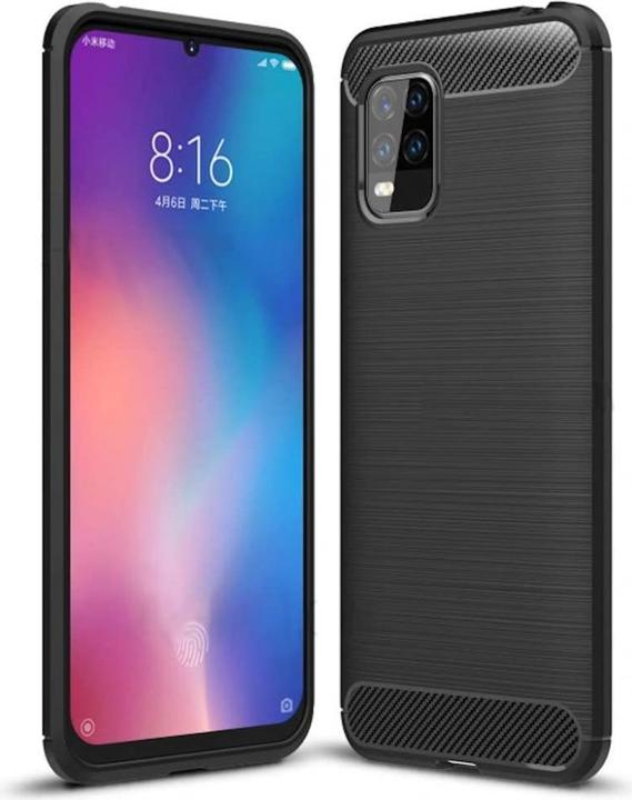 Produktbild Screenguard Xiaomi Mi 10 Lite Hülle Carbon Brushed Soft TPU (Xiaomi Mi 10 Lite)
