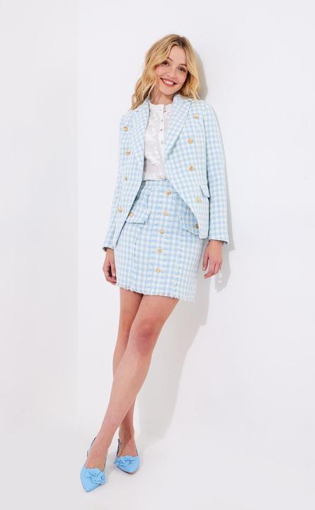 Image du produit Joe Browns Checked Button Detail Mini Skirt (42)