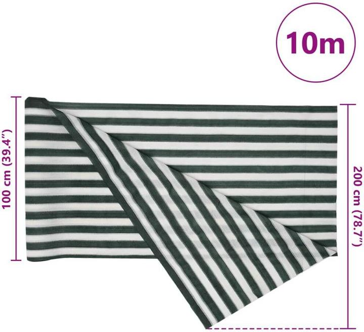 Immagine prodotto VidaXL Zaunblende m HDPE 75 g/m² (200 cm)