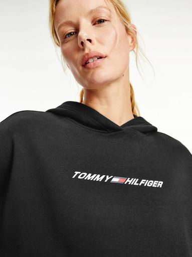 Immagine prodotto Tommy Hilfiger Felpa con cappuccio, Nero, Nero, XS/S (XS)