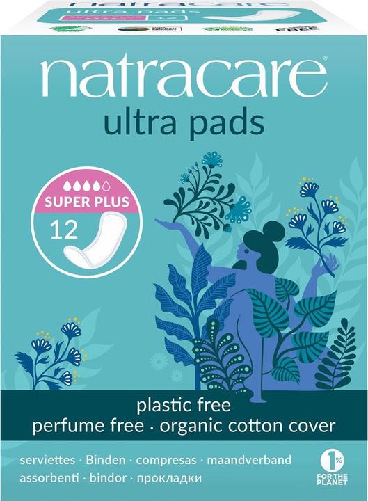 Actual product image Natracare Ultra Pads (12 x, Sanitary pads)