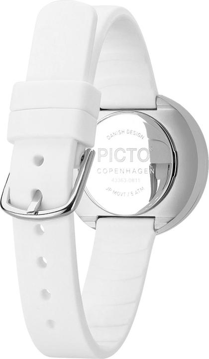 Immagine prodotto Picto 43363-0212S Orologio da donna bianco e selvaggio 30mm 5ATM (Orologio da polso analogico, 30 mm)