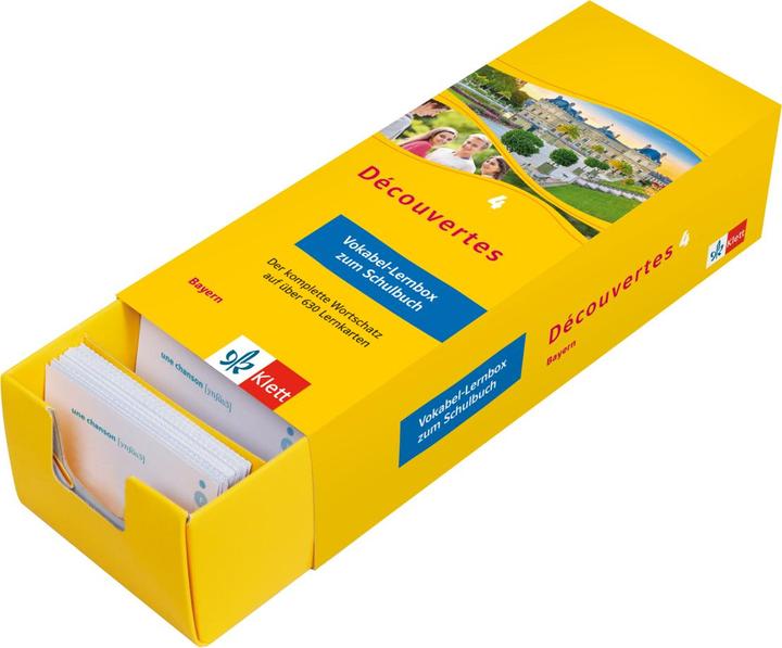 Produktbild Découvertes 4 Bayern (ab 2017) - Vokabel-Lernbox zum Schulbuch 4. Lernjahr (Französisch, Deutsch, 2022)