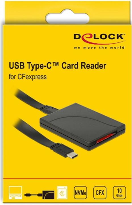 Immagine prodotto Delock Lettore di schede USB 3.0 CFX (USB-C)