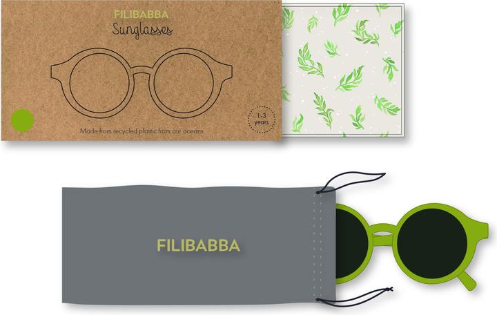 Immagine prodotto Filibabba Occhiali da sole per bambini in plastica riciclata 4-7 anni - Oasis