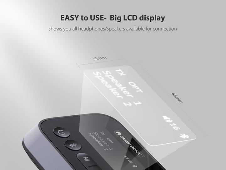 Produktbild Omnitronic BDT-5.2PRO Aptx HD Bluetooth Transceiver