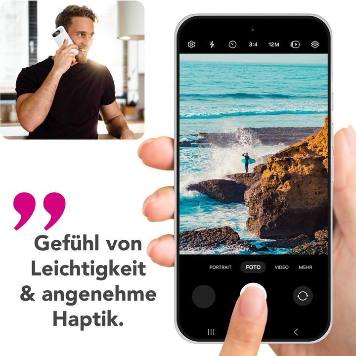 Immagine prodotto Nalia Phantom - 0,3mm Extrem Dünn, Federleicht, Mattiert, Minimalistisch - Ultra-Slim Handycase (Google Pixel 9)