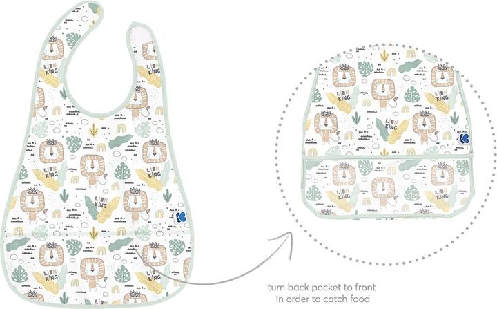 Actual product image Kikkaboo Baby bib Savanna EVA material (4 months)