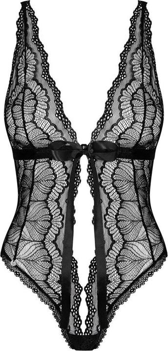 Actual product image Obsessive Isabellia Lace Stringbody - Black (L, XL)