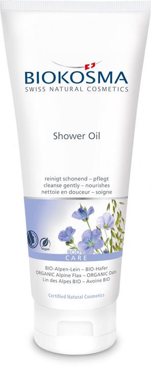 Biokosma Shower Oil BIO-Alpen Lein BIO-Hafer (200 ml)