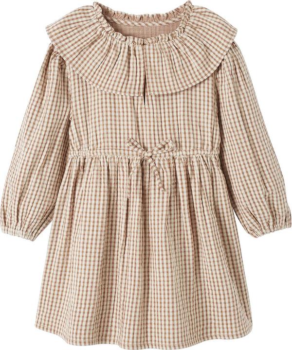 Produktbild Vertbaudet Mädchen Kleid mit Volantkragen (146)