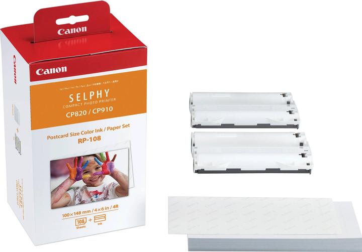 Produktbild Canon Selphy CP1500 Schwarz + RP-108 (Thermodirekt, Farbe)