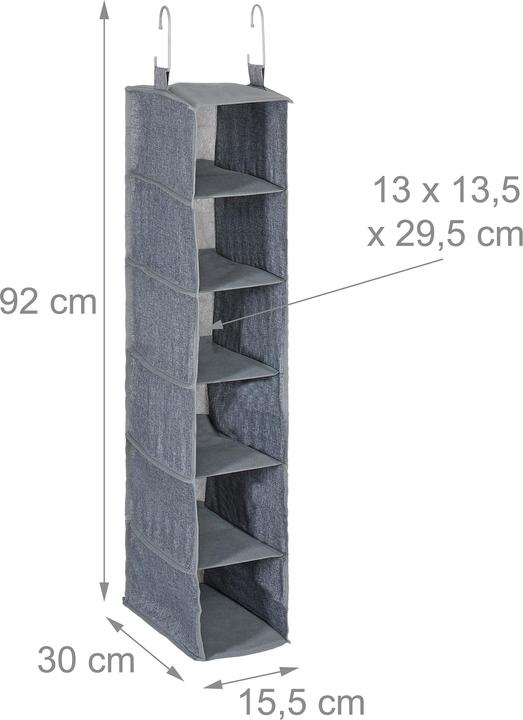 Actual product image Relaxdays Hängeregal