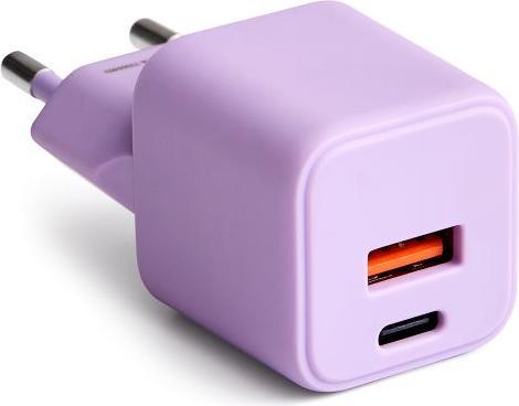 Actual product image Forever COLORUM wall charger USB-A + USB-C PD 30W CLS30-AC-09 xLavenda (30 W)