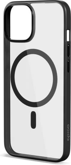 Produktbild Epico Mag+ Hero, iPhone 15 - Case, Transparent/Black (Apple iPhone 15)