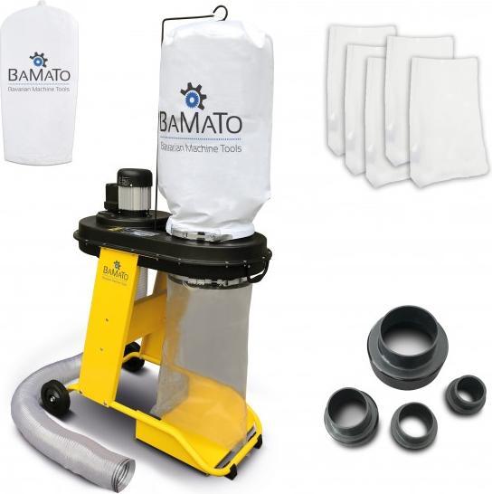 Image du produit Markmüller BAMATO - Absauganlage AB-550 inkl. Adapter Set, 2. Filtersack, 5 Spänesäcke (Système d'aspiration)