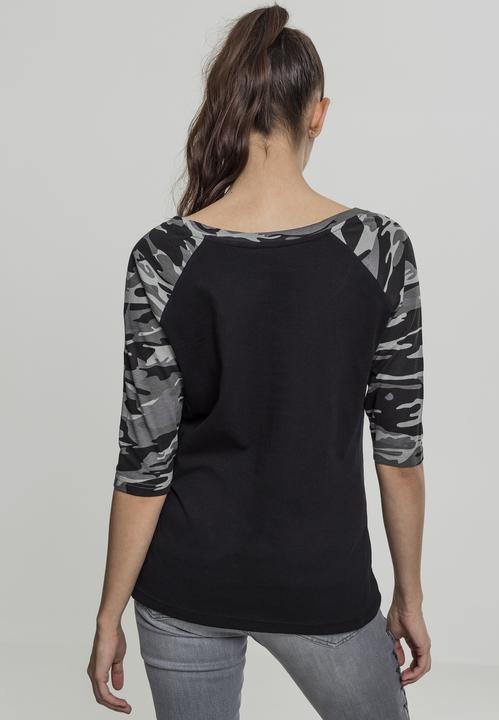 Immagine prodotto Urban Classics Tee Raglan 3/4 da donna a contrasto (5XL)