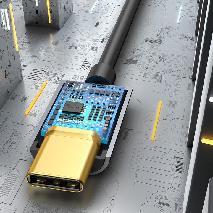 Actual product image Baseus L54 (USB Type C, 3.5mm jack)