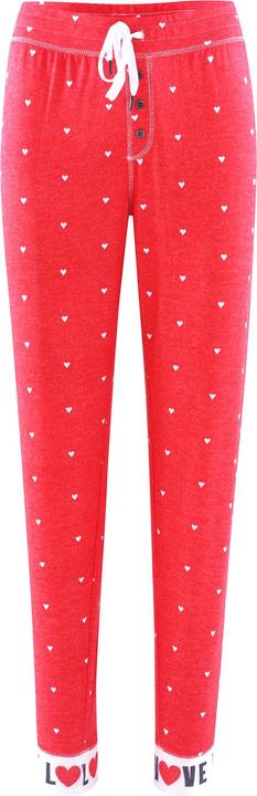 Pj Salvage Pyjama Unterteil "Cozy in love" rot/klein gemustert (XS)