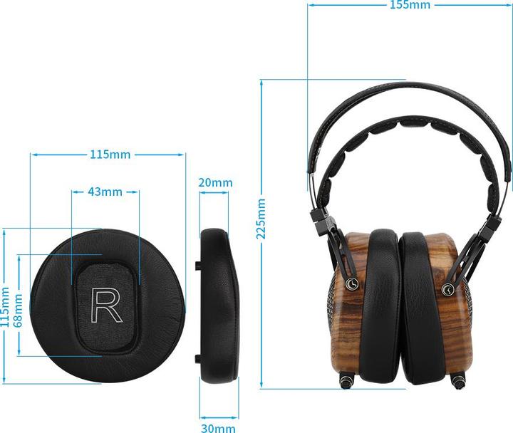 Image du produit Sendy Audio Peacock Ersatz-Ohrpolster