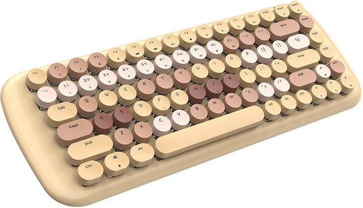 Produktbild Mofii Wireless Mechanical Keyboard with Bluetooth ROMI 2.4G (Brown) (DE, Kabelgebunden)