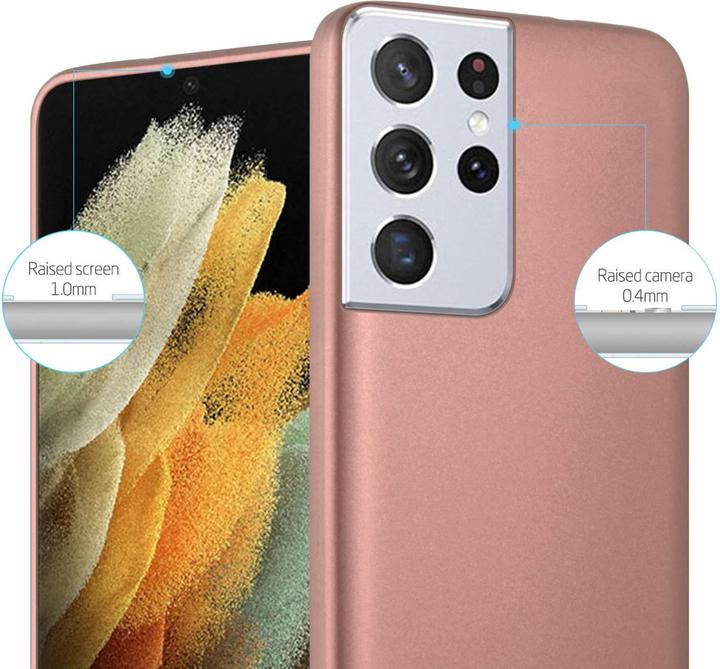 Actual product image Cadorabo TPU Matt Metallic Sleeve (Samsung Galaxy S22 Ultra)