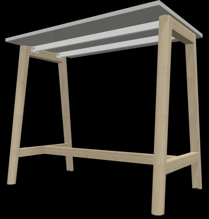 Produktbild Narbutas Nova Wood Hochtisch (120 x 70 x 105 cm)