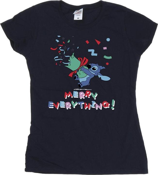 Produktbild Disney Lilo And Stitch Stitch Merry Everything TShirt (L)