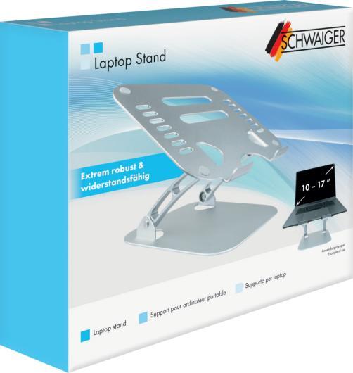 Image du produit Fellowes Schwaiger Support pour ordinateur portable jusqu'à pliable Alu