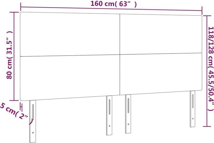 Produktbild VidaXL Ruben (160 x 5 x 128 cm)