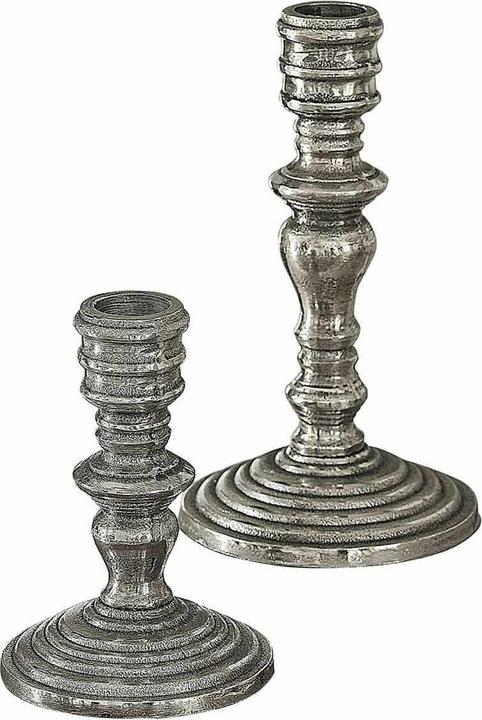 Image du produit Loberon Kerzenständer 2er Set Plenivo silber