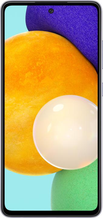 Actual product image Samsung Galaxy A52 5G (128 GB, Lavender, 6.40", Dual SIM, 64 Mpx, 5G)