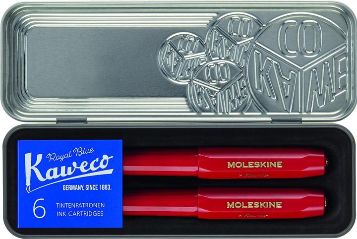 Actual product image Moleskine MSK X KAWECO pen set M red (Red)
