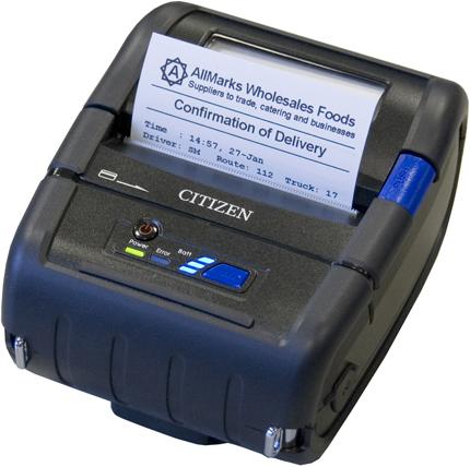 Citizen CMP-30IIL 203 x 203 DPI Verkabelt & Kabellos Thermodruck Mobiler Drucker (WLAN, USB 2.0)