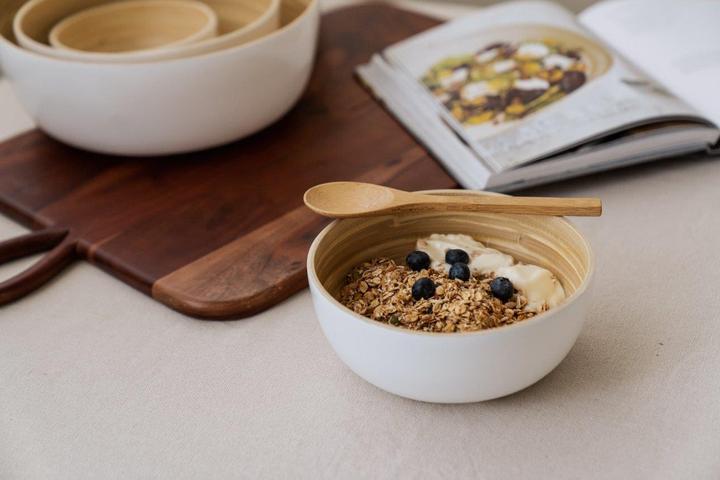 Actual product image Nuts Bowl Bamboo S white (14 cm, 1 x)