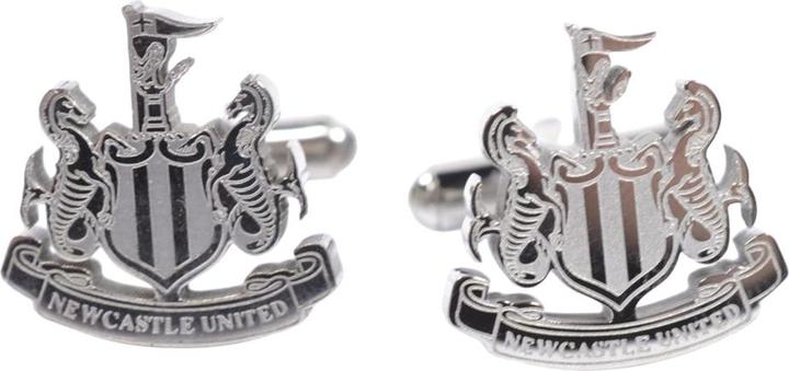 Actual product image Newcastle United FC Crest Stainless Steel Cufflinks (100% synthetic material)