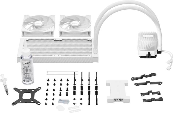 Actual product image be quiet! LIGHT LOOP 240mm White