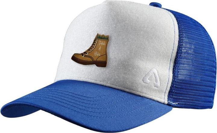 Blue, white - hiking boot