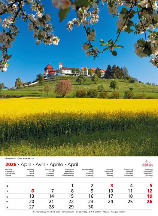 Produktbild Swiss Souvenier 2026 (Harter Einband)