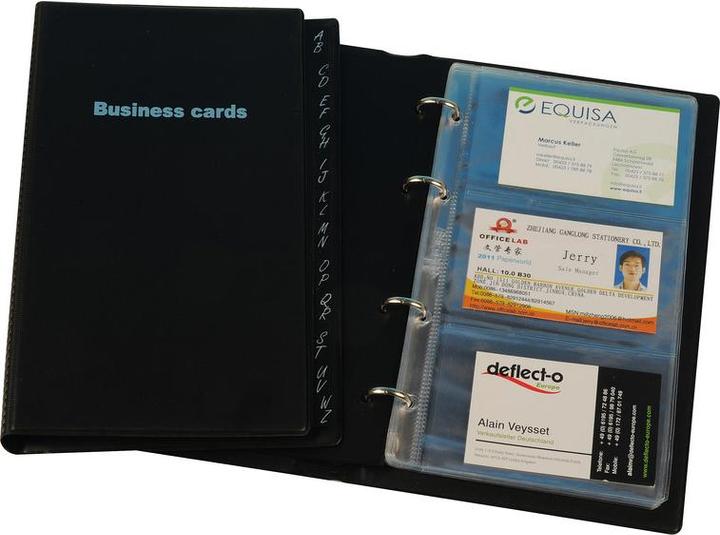 Produktbild Dufco Visitenkartenringbuch Zeigebuchtaschen (10.5 x 6.5 cm)