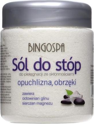 Productafbeelding BingoSpa Voeten Badzout voor pijnlijke gezwollen voeten met neiging tot oedeem 550g