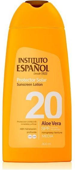 Immagine prodotto Instituto Español Sol. Proteccion Solar Aloe Vera Spf20 Locion 300 ml (Crema solare, SPF 20, 300 ml)
