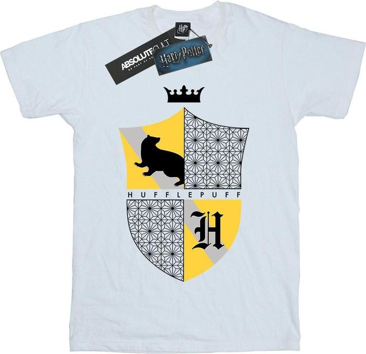 Image du produit - T-shirt HUFFLEPUFF SHIELD - Fille (128)