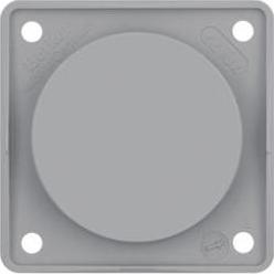 Produktbild Berker Blindabdeckung, glänzend INTEGRO Wandmontage Grau