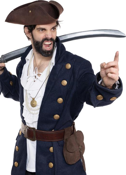 Actual product image Supreme Replicas Piraten Gehrock Silver - Blau, gold (XL)