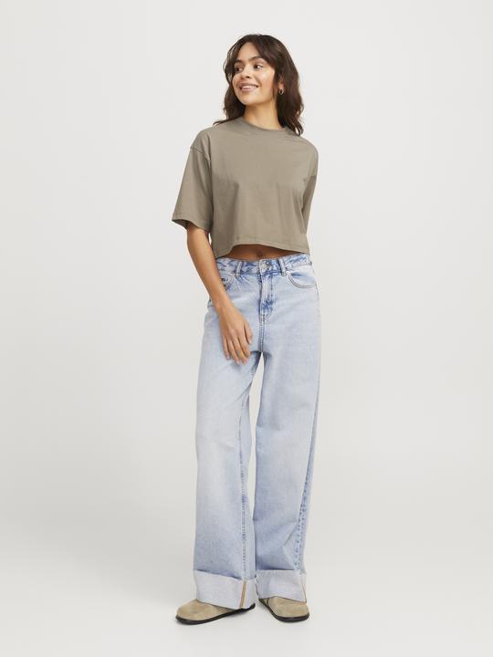 Actual product image JJXX Jxandrea Loose Ss Cropped Tee Jrs Noos (S)