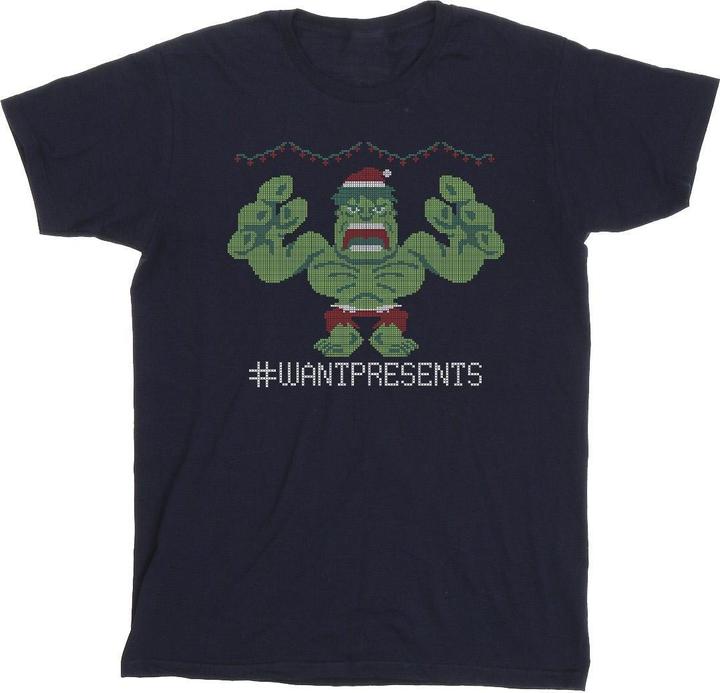 Avengers Hulk Cross Stitch TShirt