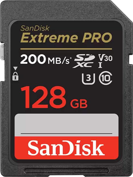 SanDisk Extreme PRO UHS-I V30 (128 GB, SDXC, U3, UHS-I)
