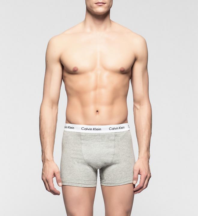 Image du produit Calvin Klein Trunk "Cotton Stretch" gris (S, Lot de 3)
